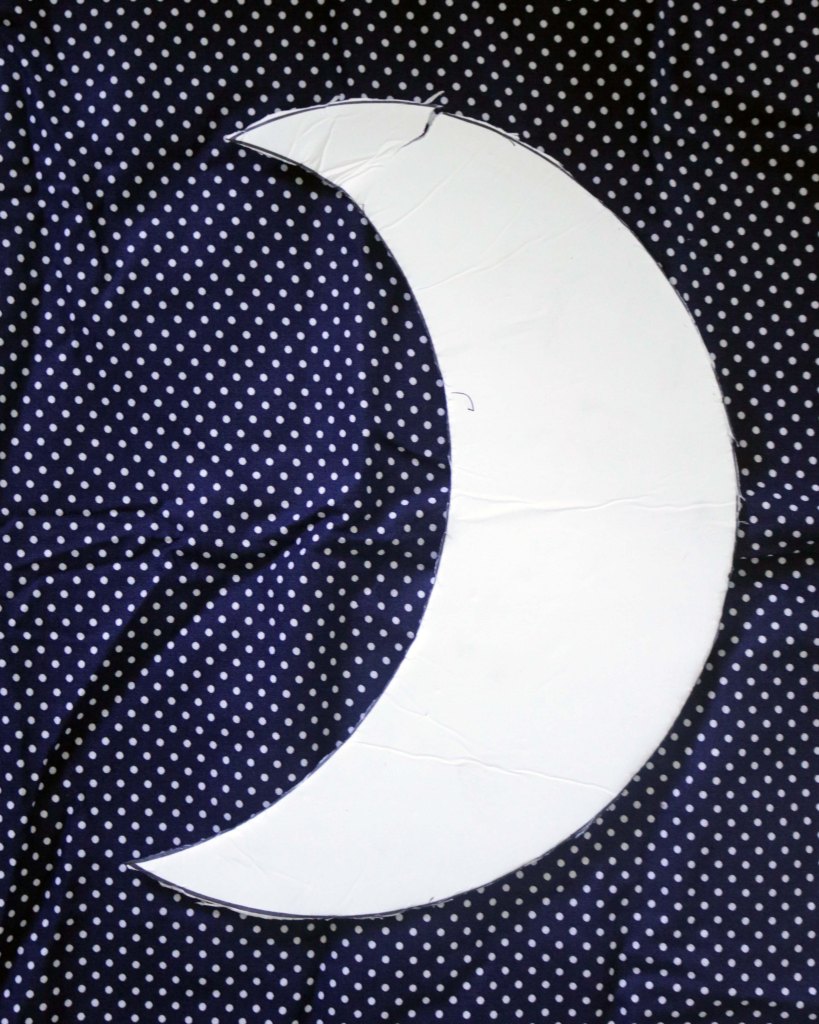 Artesanía de costura de bricolaje de almohadas de luna triple