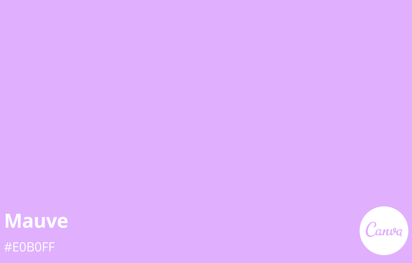 Todo sobre el color Malva