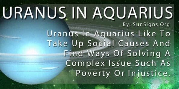 Significado del signo de Urano en Acuario: compromiso y perseverancia